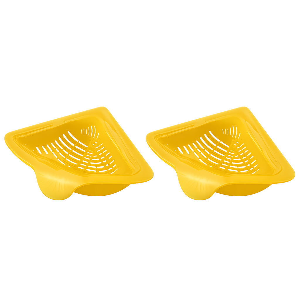 KUBOZN® TwistClean Magnetic Corner Drain Basket