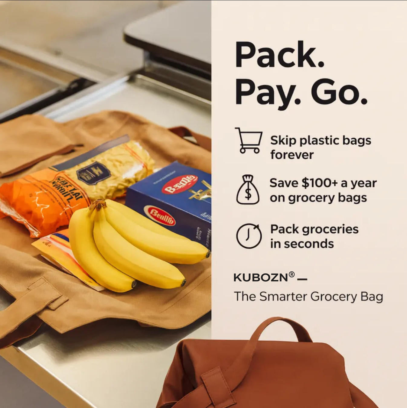 KUBOZN® Reusable Shopping Bag