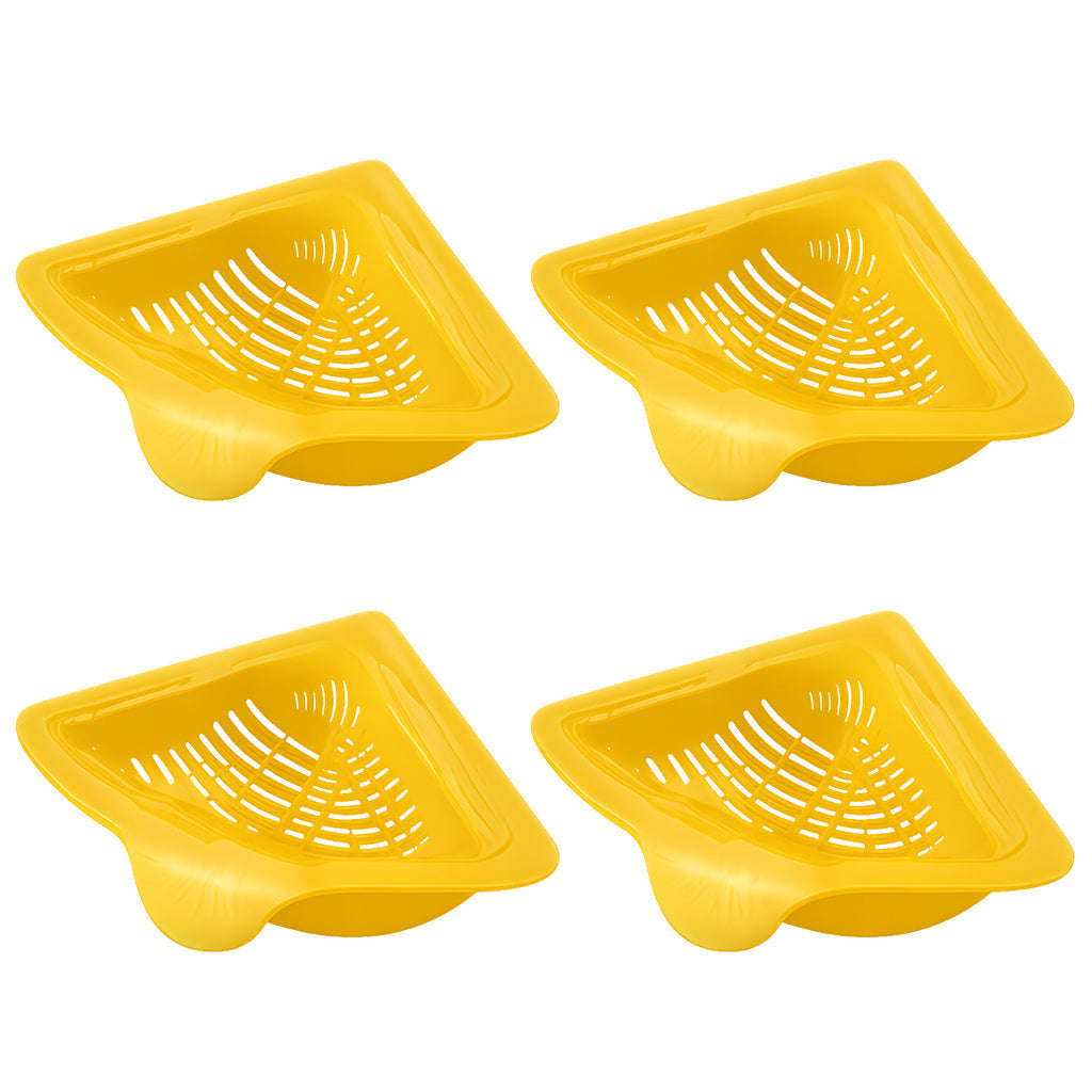 KUBOZN® TwistClean Magnetic Corner Drain Basket