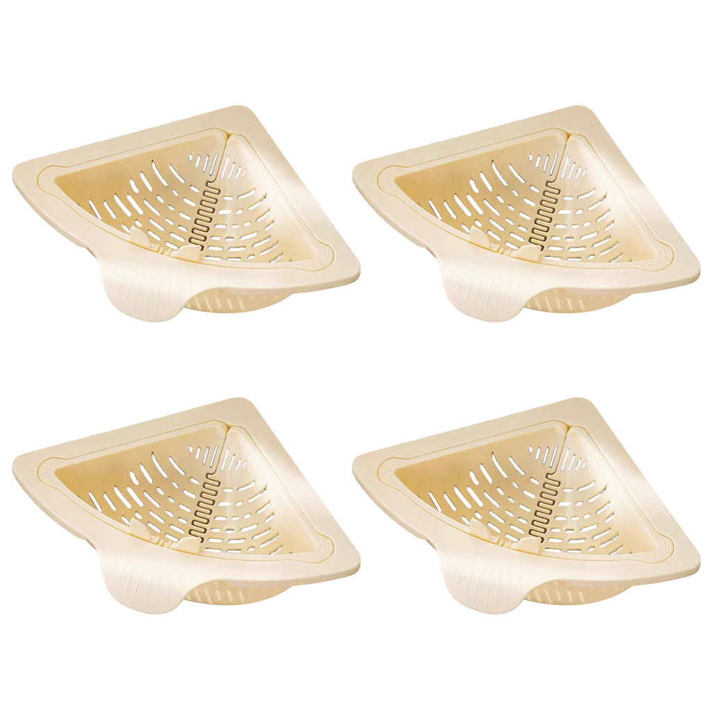 KUBOZN® TwistClean Magnetic Corner Drain Basket
