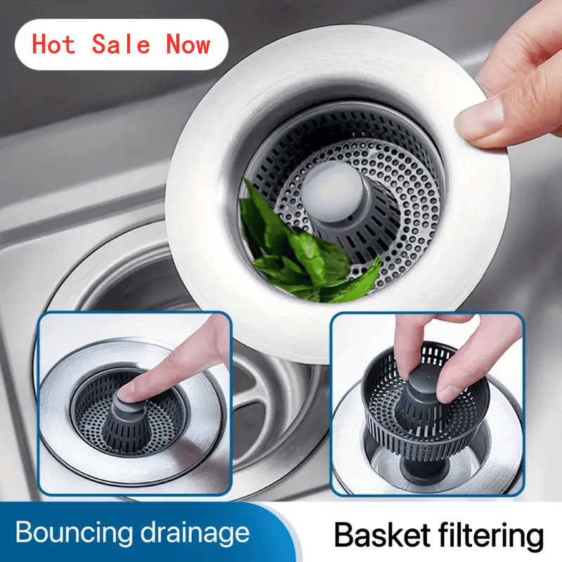 ⏳KUBOZN® New & Improved Sink Drain Strainer