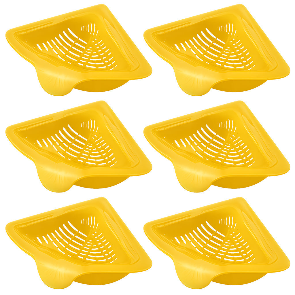 KUBOZN® TwistClean Magnetic Corner Drain Basket