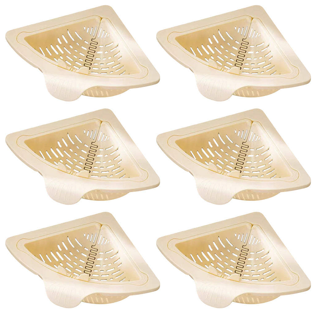 KUBOZN® TwistClean Magnetic Corner Drain Basket