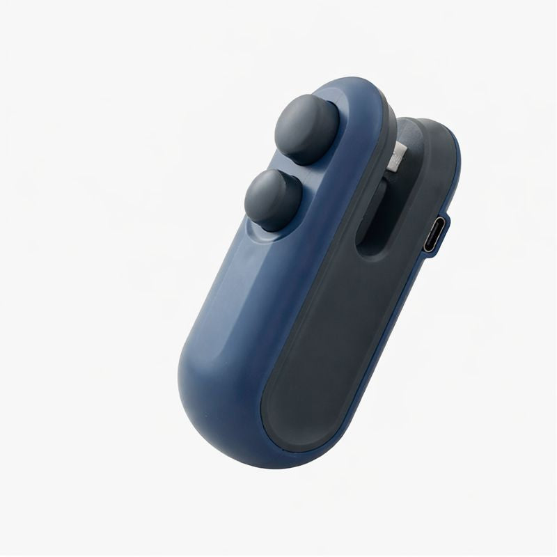 KUBOZN®  2-in-1 Mini Bag Sealer & Cutter | USB Rechargeable Heat Sealer