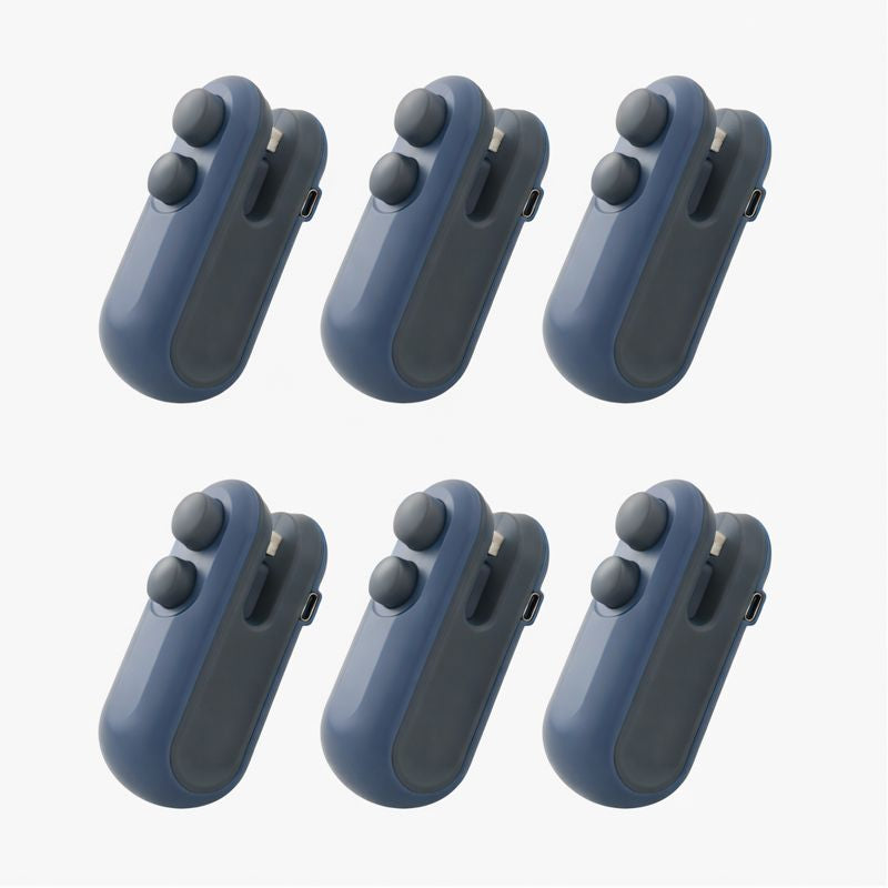 KUBOZN®  2-in-1 Mini Bag Sealer & Cutter | USB Rechargeable Heat Sealer