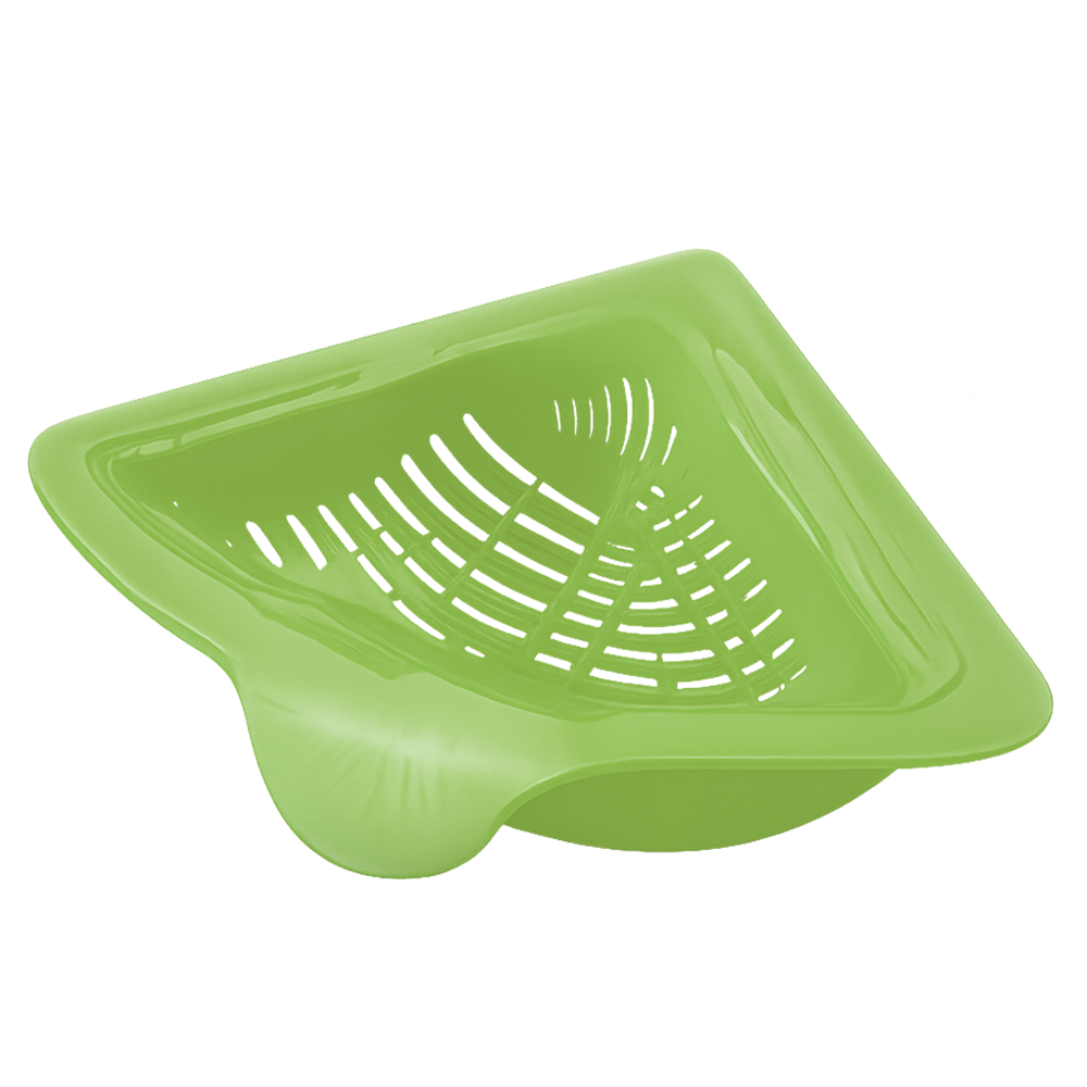 KUBOZN® TwistClean Magnetic Corner Drain Basket